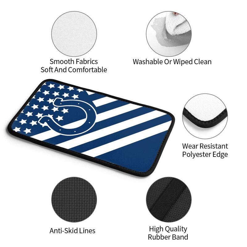 Indianapolis Colts Printed car armrest box pad anti-abrasion pad