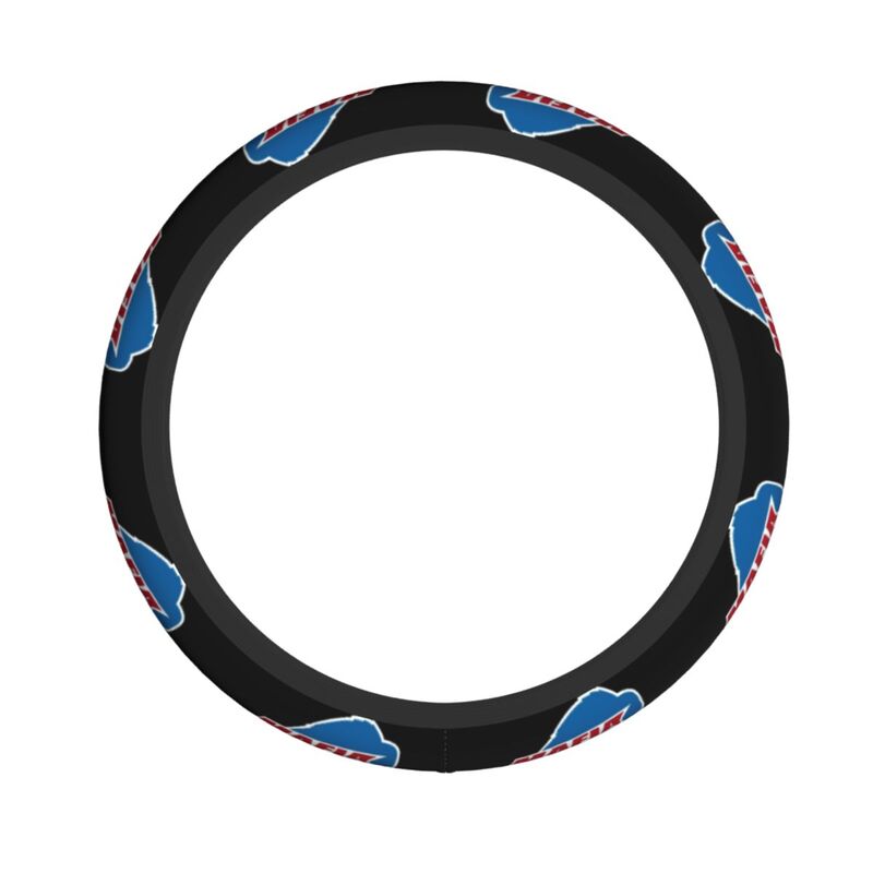 Buffalo Bills 1 Printed breathable anti slip cover elastic steering wheel cover