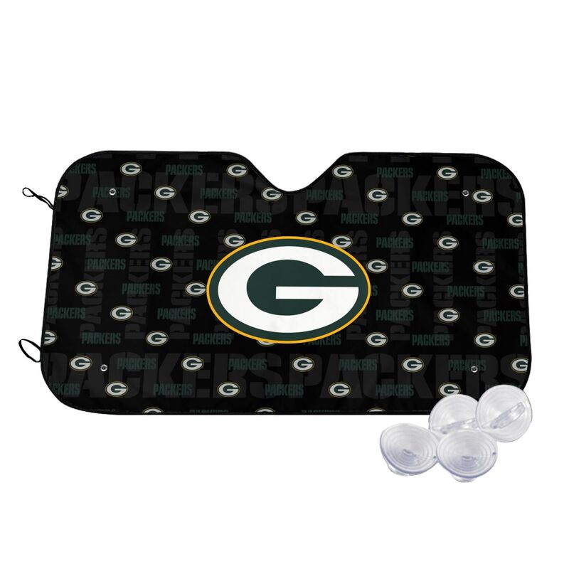 Green Bay Packers 2 Printed is suitable for front Car windshield sunshades Car windshield sunshades