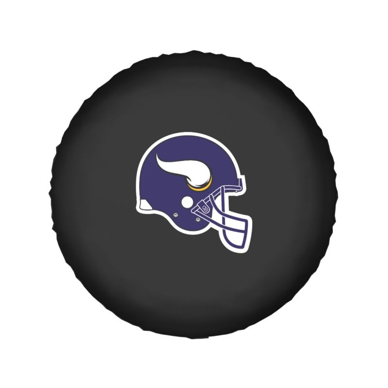 Minnesota Vikings 3 Car tire protective cover waterproof and dustproof tire cover
