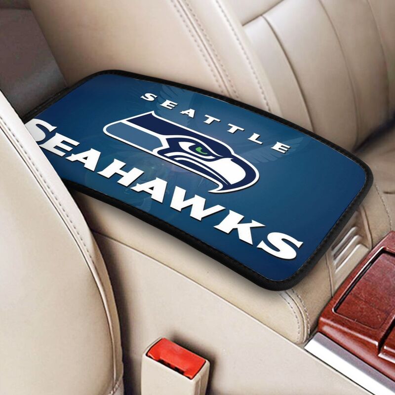 Seattle Seahawks2 Printed car armrest box pad elbow protection pad