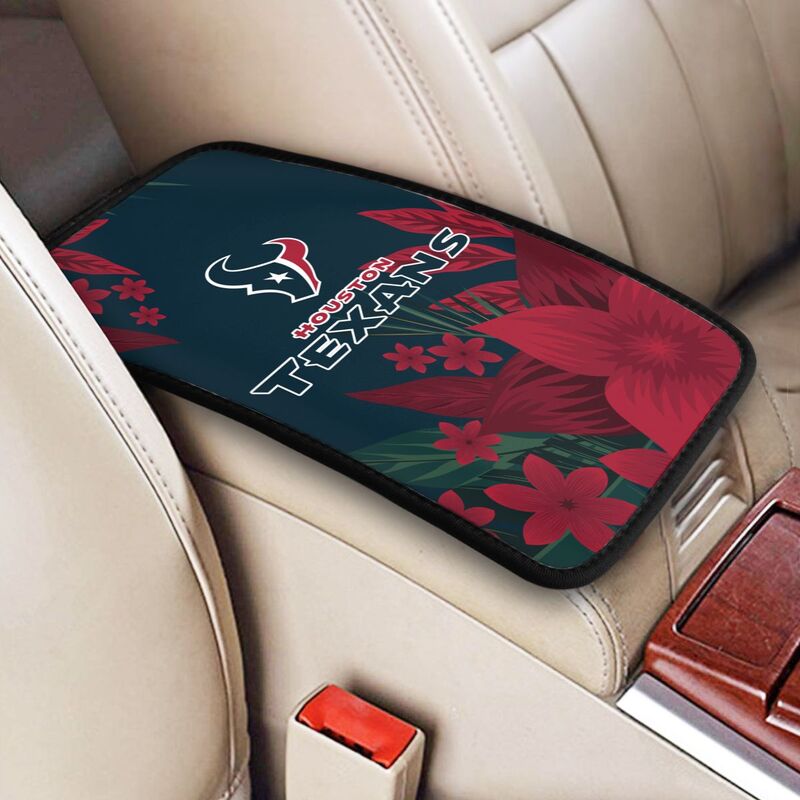 Houston Texans Car armrest box protective cover car center console armrest pad