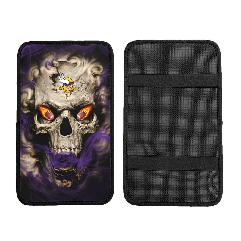 Minnesota Vikings Printed car armrest box pad elbow support anti slip pad