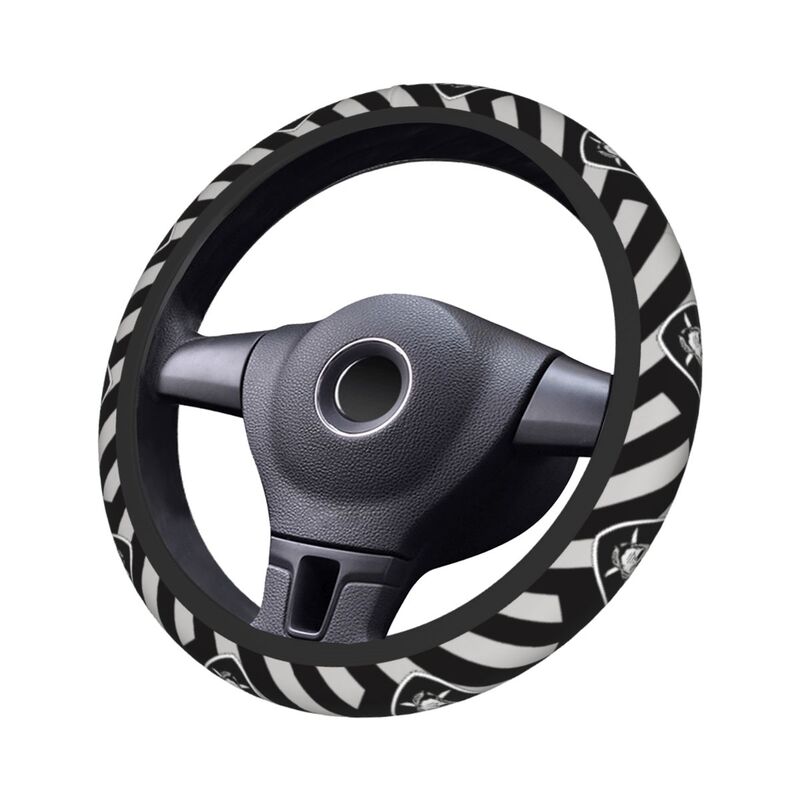 Las Vegas Raiders Printed elastic steering wheel cover car steering wheel protective cover