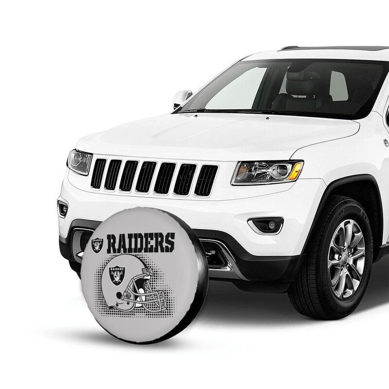 Las Vegas Raiders Printed tire protection cover car sun protection tire protection cover