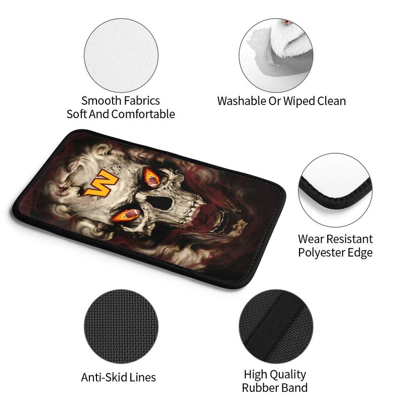 Washington Commanders Printed car armrest box pad elbow support anti slip pad