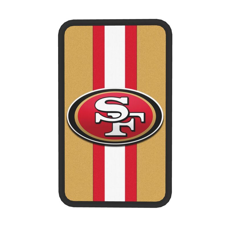 Car armrest box pad San Francisco 49ers Printed central armrest box cushion protective pad