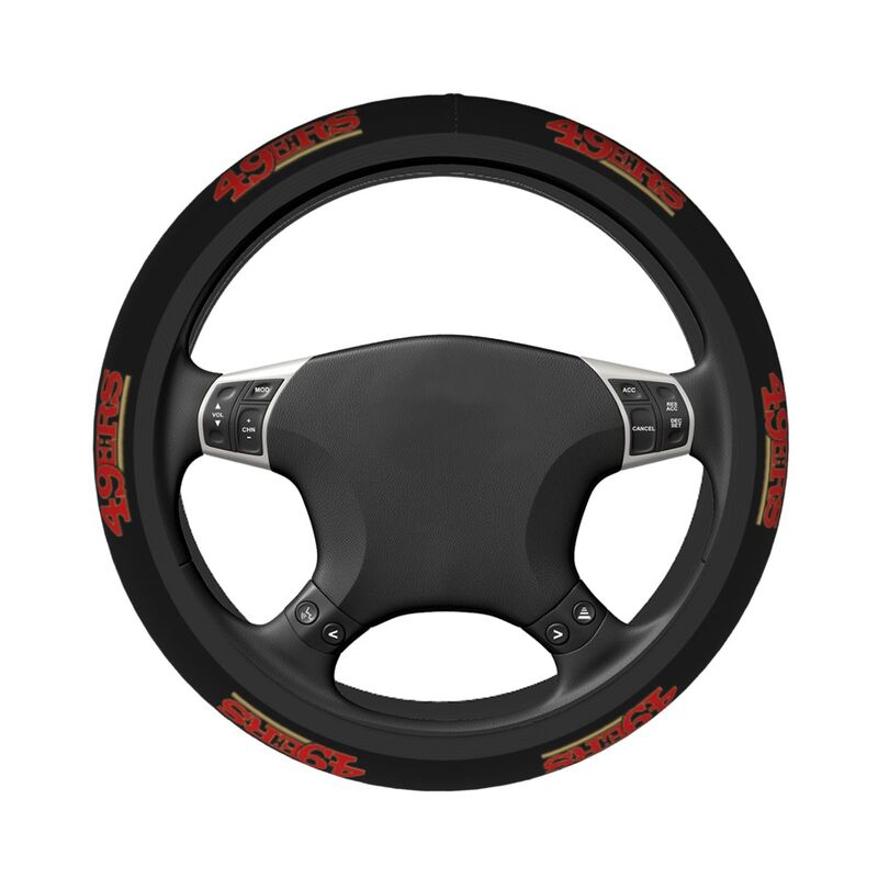 San Francisco 49ers 3 Printed breathable elastic steering wheel protective cover