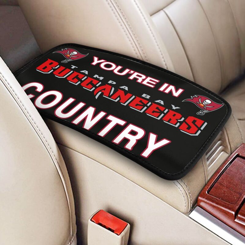 Tampa Bay Buccaneers Printed car armrest box pad elbow support pad