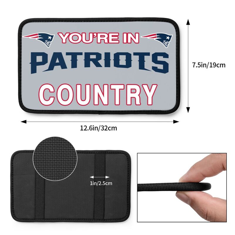 New England Patriots Printed car armrest box pad elbow support pad