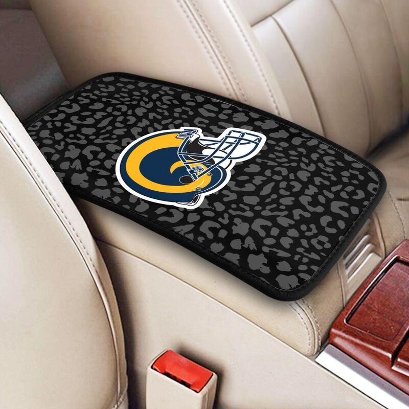 Los Angeles Rams 3 print Car handrail box cushion Personalized car armrest cover
