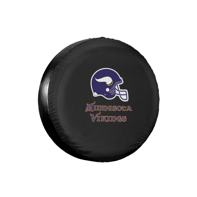 Minnesota Vikings3 Car tire protection cover spare tire waterproof and dustproof cover