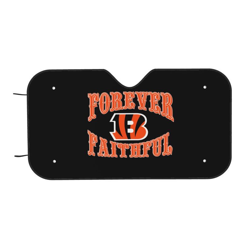 Cincinnati Bengals Printing car multi size front windshield sunshade car windshield sunshade