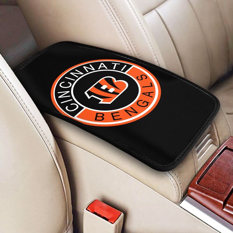 Cincinnati Bengals print car armrest protective cover Car center console armrest pad