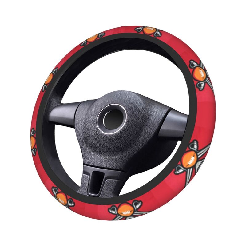 Tampa Bay Buccaneers 2 Printed breathable anti slip cover elastic steering wheel cover