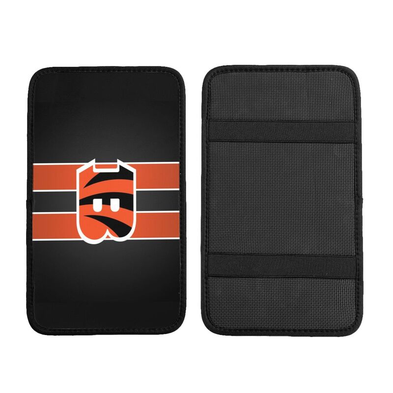Car armrest box pad Cincinnati Bengals5 Printed central armrest box pad anti slip pad