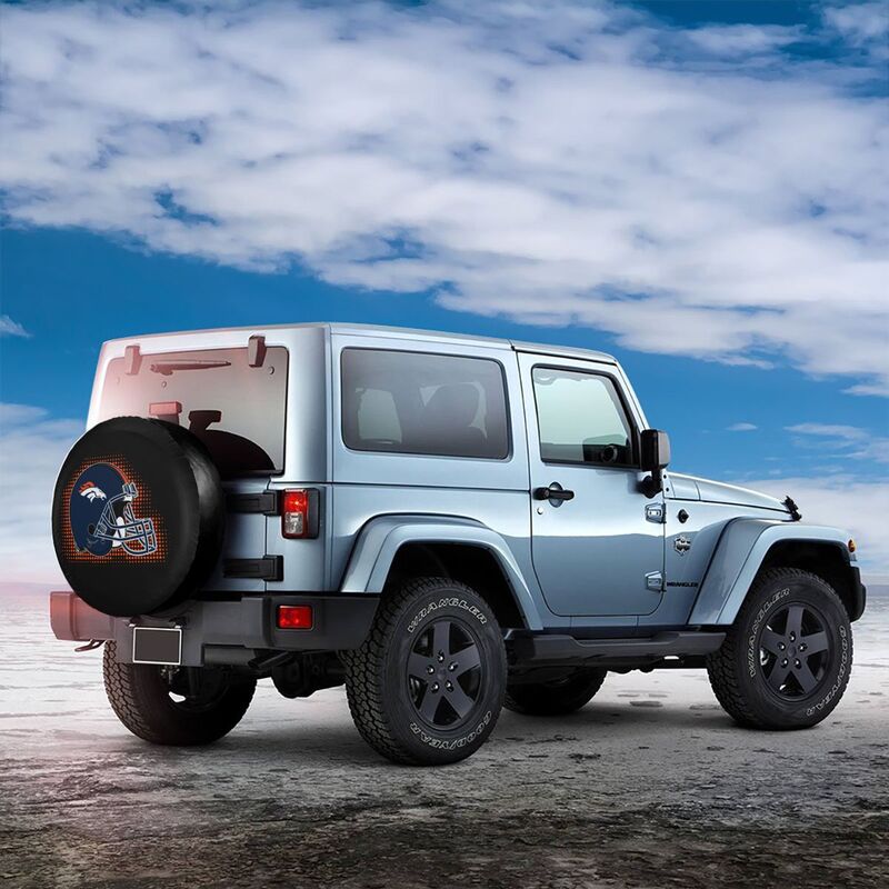 Denver Broncos Printing tire protection covers car sun protection tire protection cover