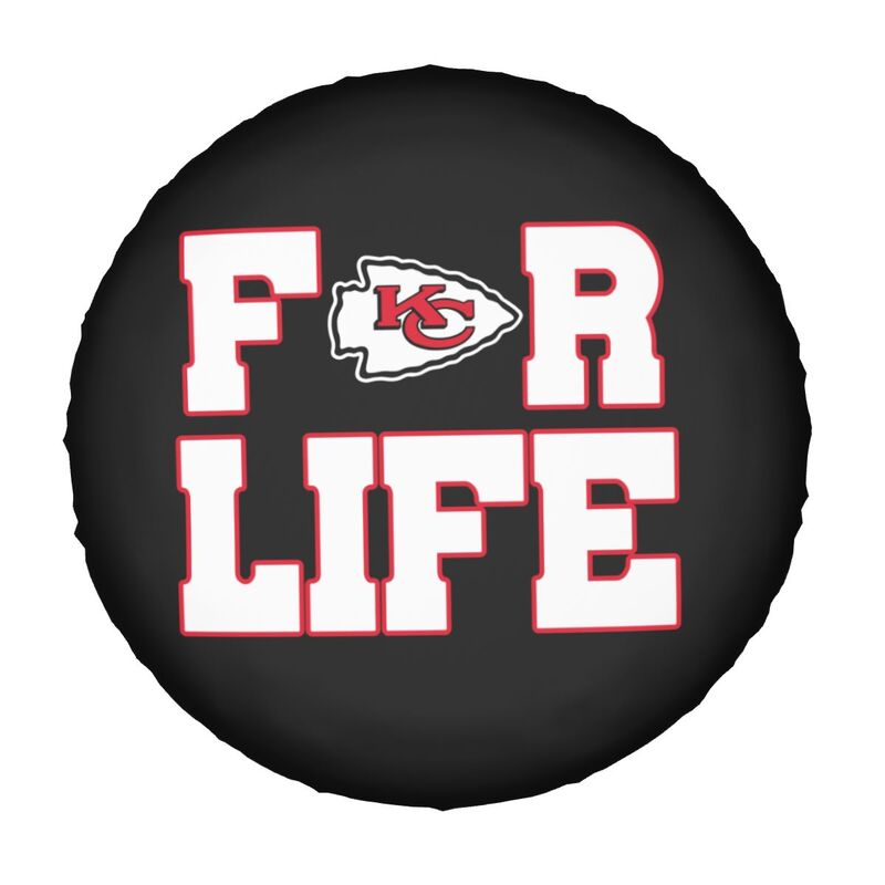 Kansas City Chiefs Printing tire protection cover car spare tire dust protection cover