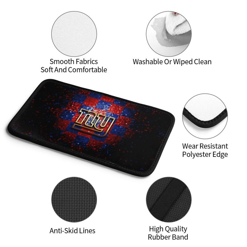 New York Giants2 Printed car armrest box pad anti-abrasion pad