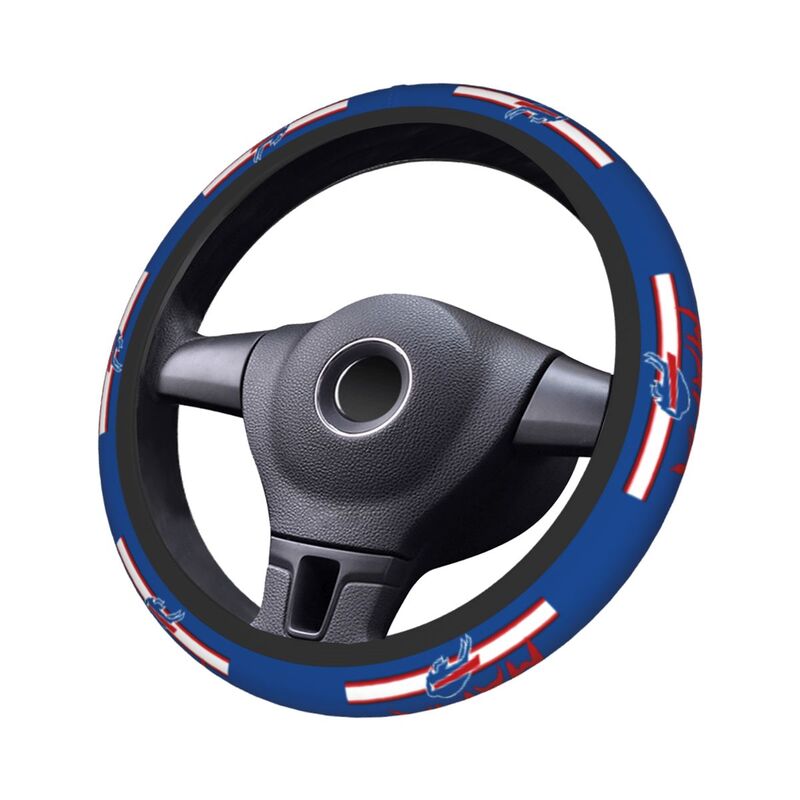 Buffalo Bills 4 Printed breathable anti slip cover elastic steering wheel cover