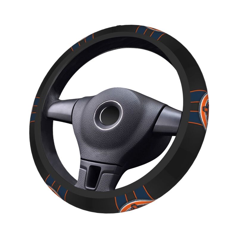 Chicago Bears Printed elastic steering wheel cover anti slip breathable