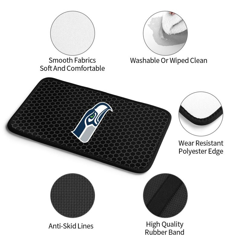 Seattle Seahawks Printed protective pad for car armrest box