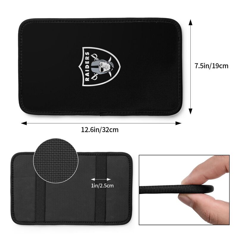 Las Vegas Raiders Printed car armrest box pad anti-abrasion pad
