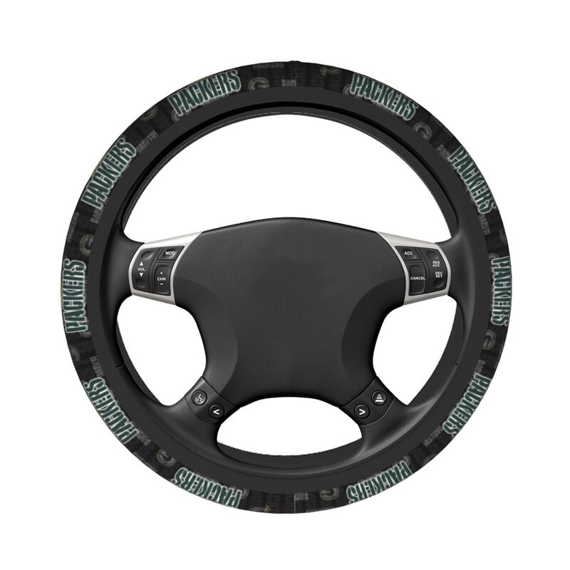 Green Bay Packers 1 Printed breathable anti slip cover elastic steering wheel cover