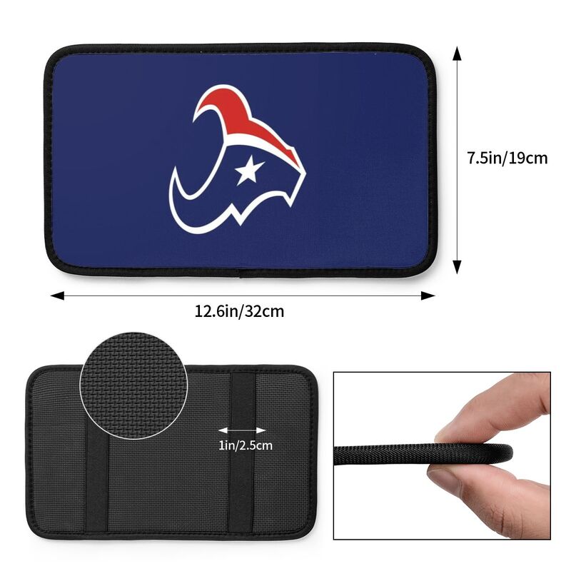 Houston Texans Printed car armrest box pad elbow protection pad