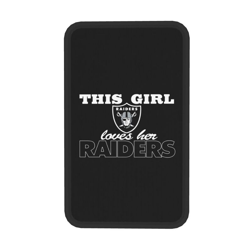 Las Vegas Raiders Printing car center console pad car armrest protective cover