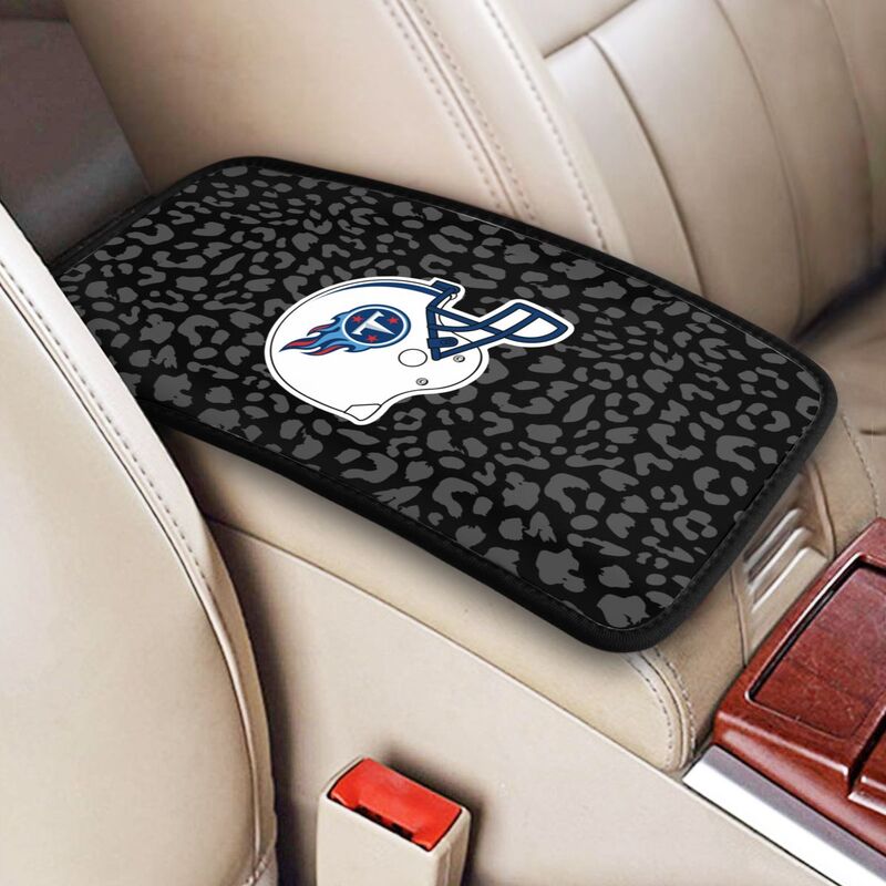 Tennessee Titans 3 printed Car handrail box cushion Personalized car armrest cover