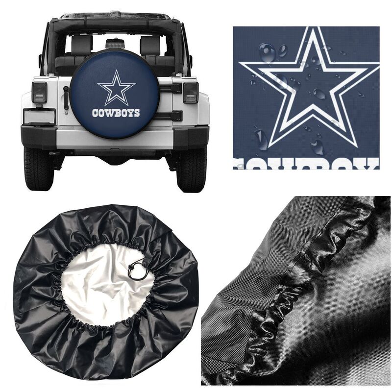Dallas Cowboys car dustproof sunscreen tyre protective cover Tyre protective cover