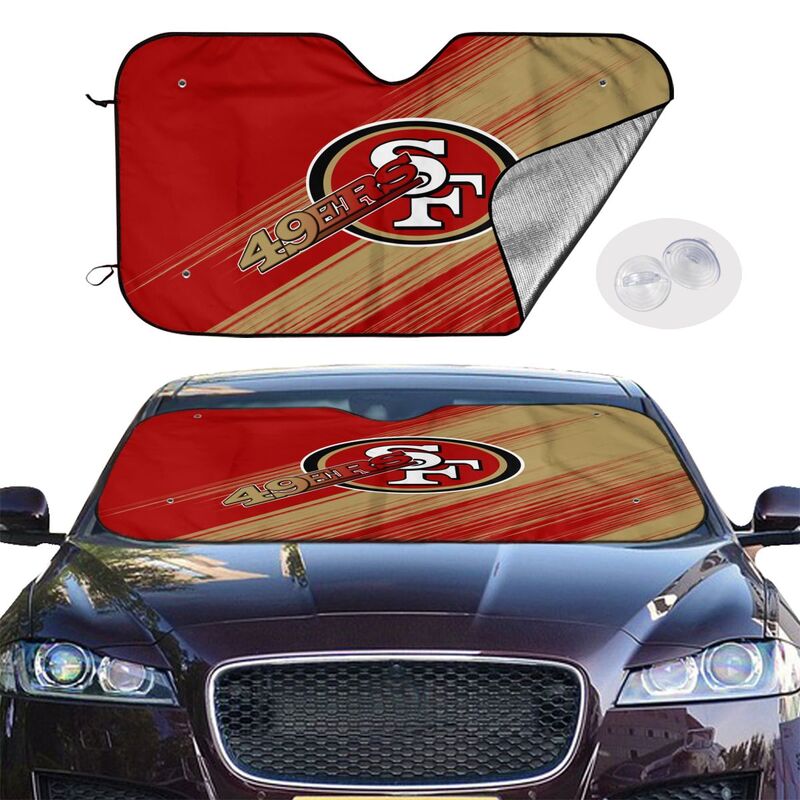 San Francisco 49ers Print car windshield sunshade panel car windshield sunshade cover multiple sizes