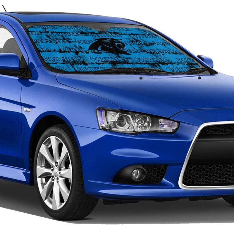 Carolina Panthers Printed front windshield sunshade car windshield sunshade (multi size)