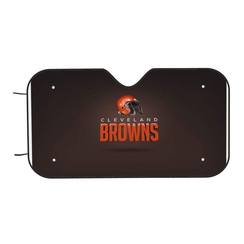 Cleveland Browns Print Car windshield sunshades suitable for front Car windshield sunshades