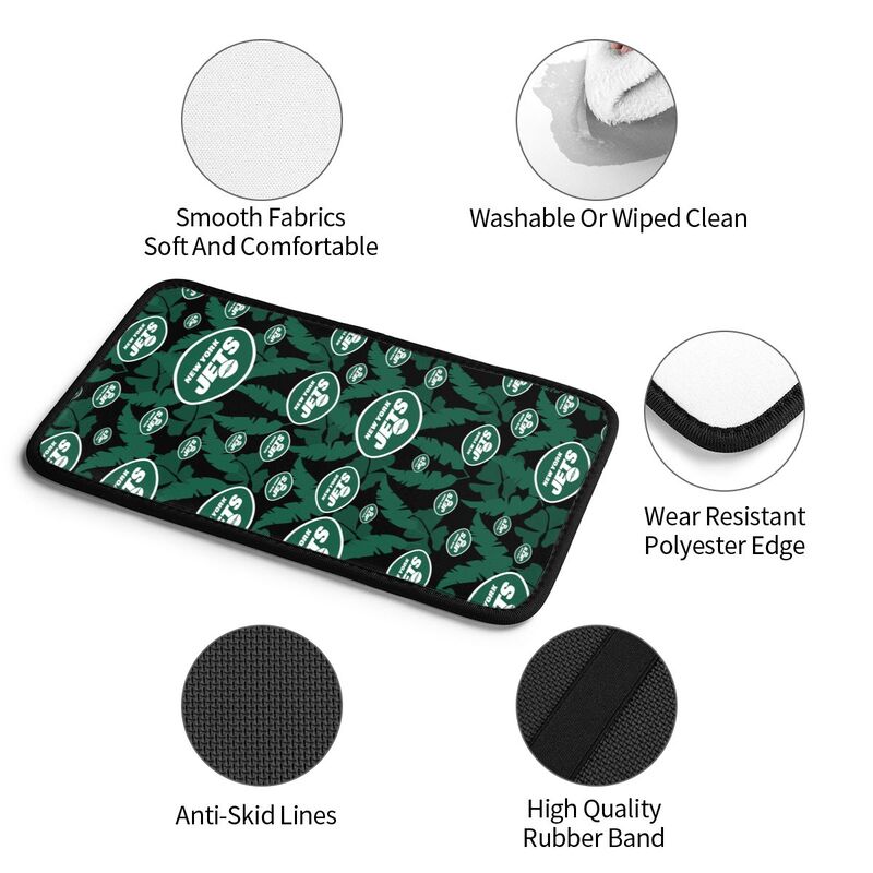 New York Jets printing Center console armrest pad car armrest protective cover car