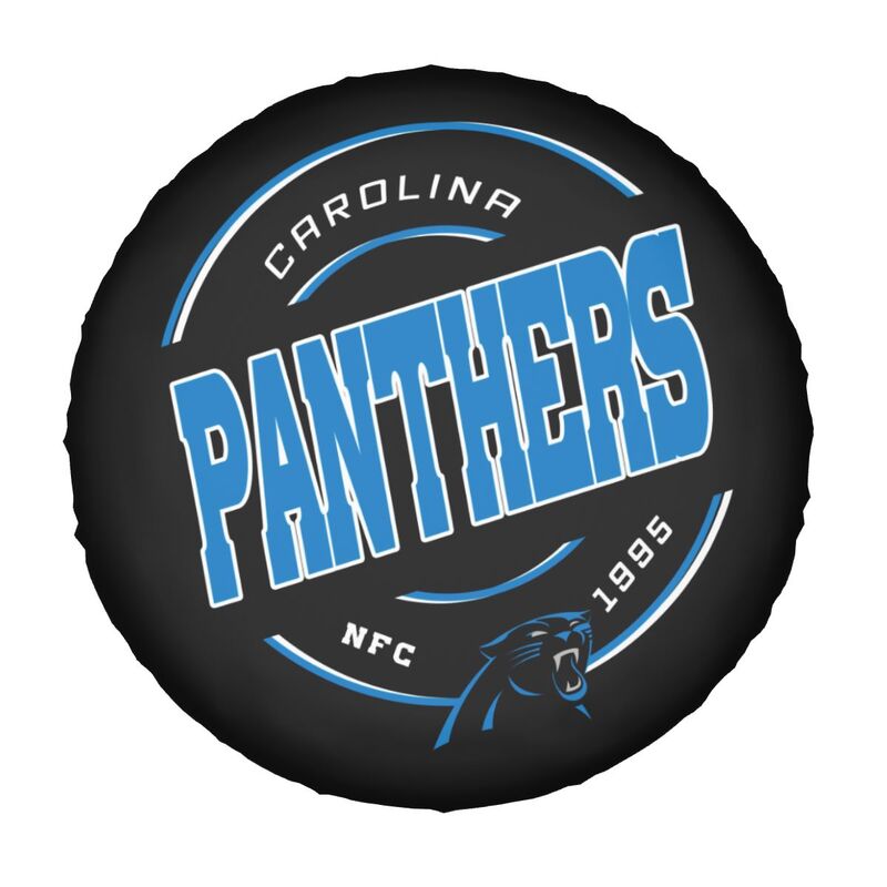 Carolina Panthers Printed tire protection cover car spare tire dust protection cover
