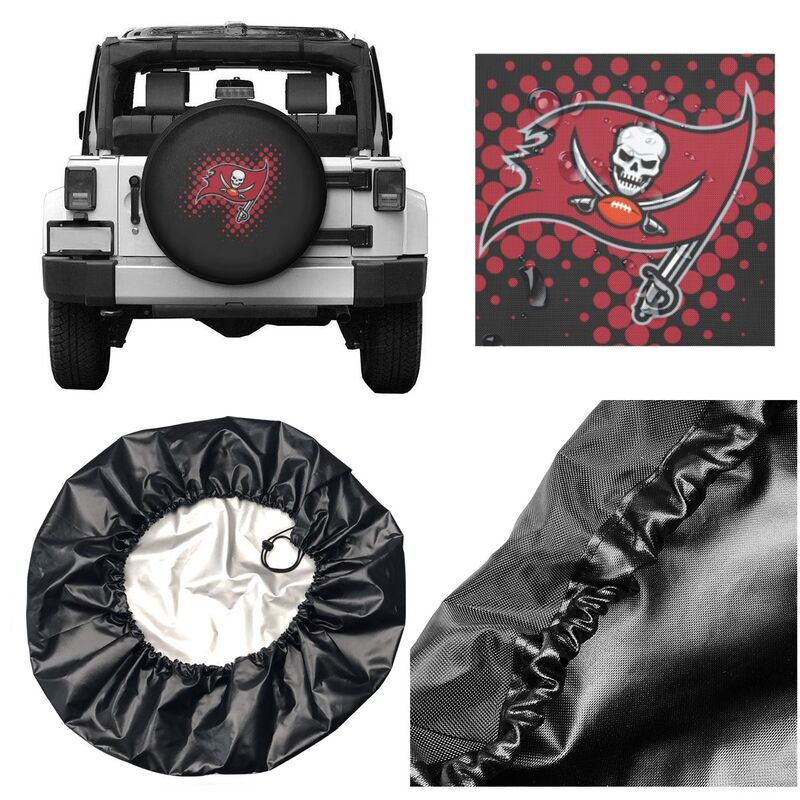 Tampa Bay Buccaneers Printing tire protection cover car sun protection tire protection cover