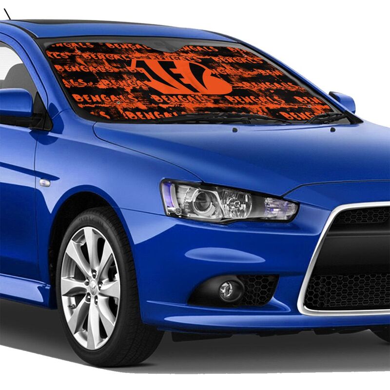 Cincinnati Bengals Printed front windshield sunshade car windshield sunshade (multi size)