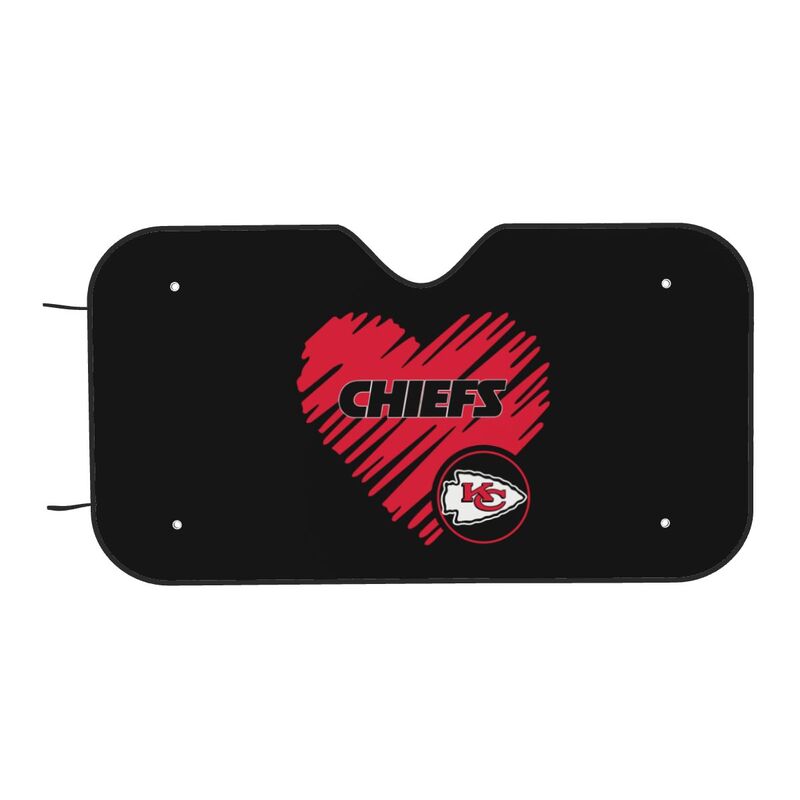 Kansas City Chiefs Printing is suitable car front windshield sunshades Car windshield sunshades