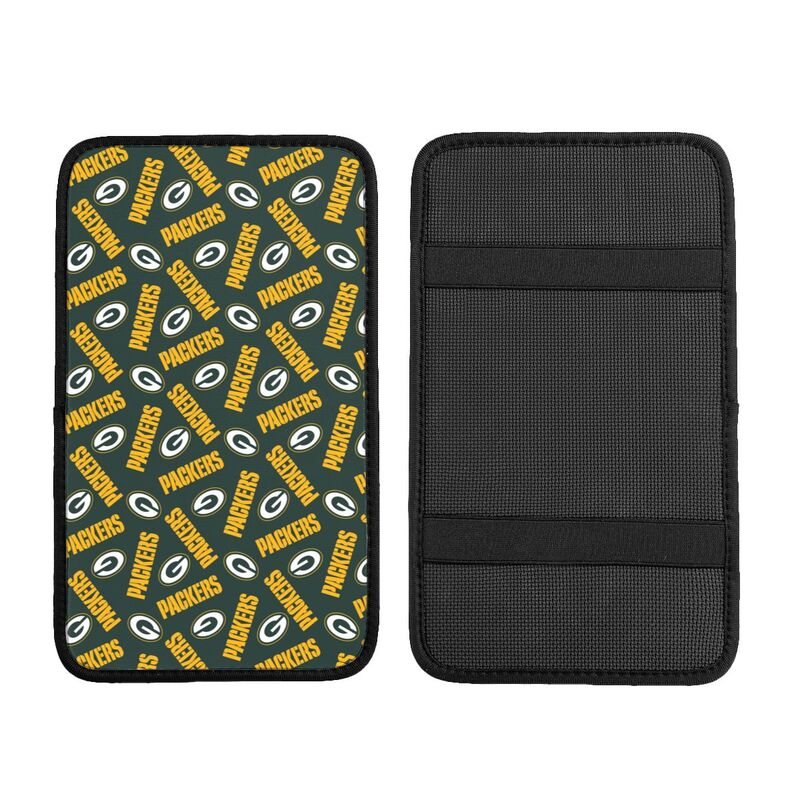 Green Bay Packers Printed armrest protective cover car armrest box cushion