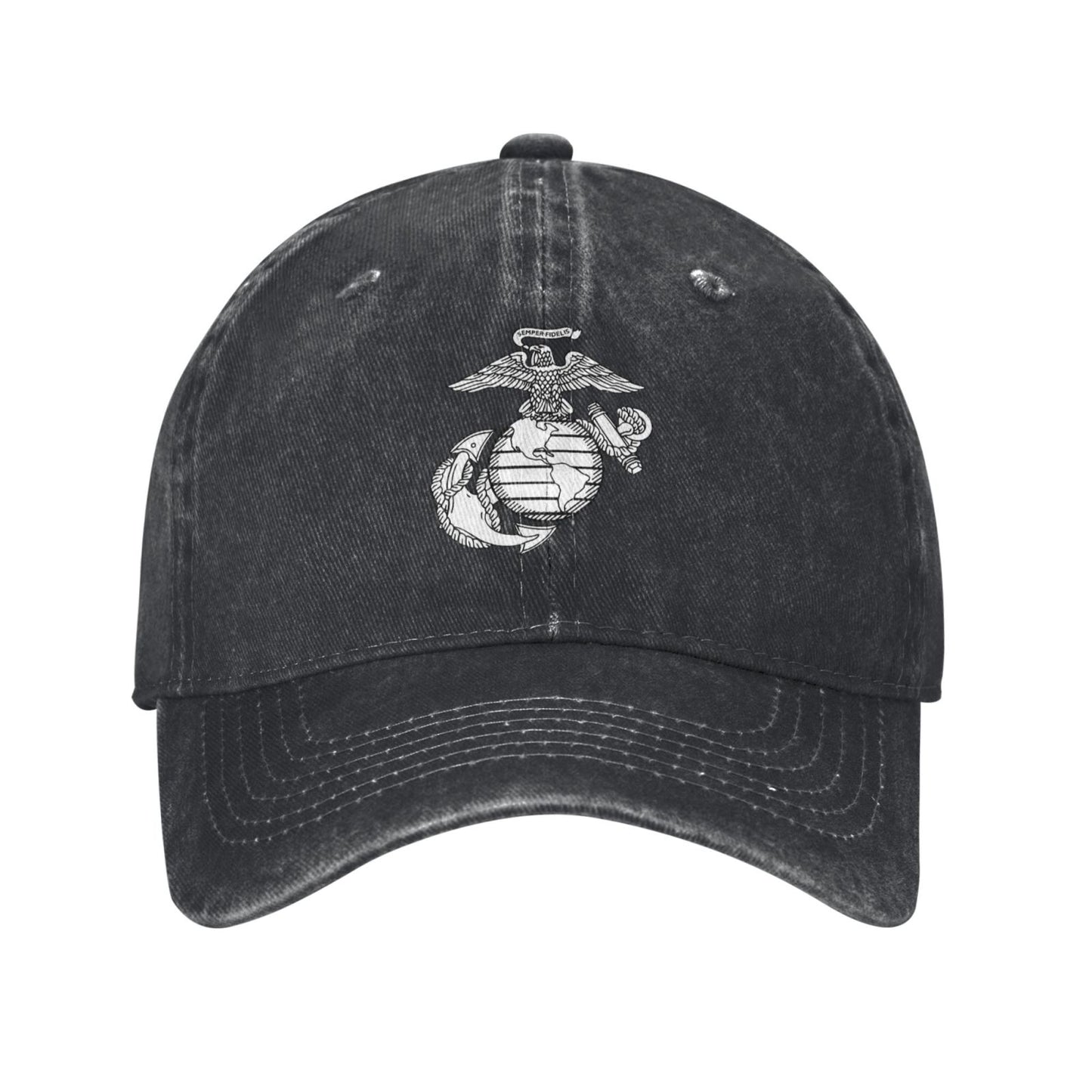 Eagle Globeand Anchor Printed unisex baseball cap adjustable cap veteran gift