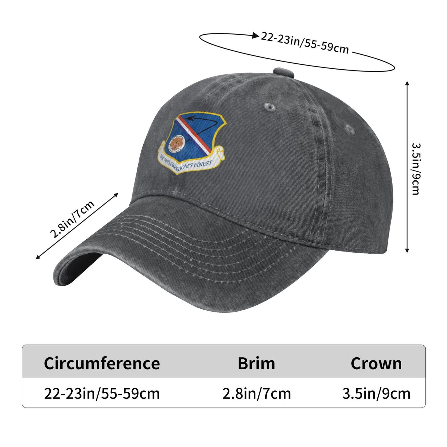377th Air Base Wing Printing unisex baseball cap adjustable cap veteran gift
