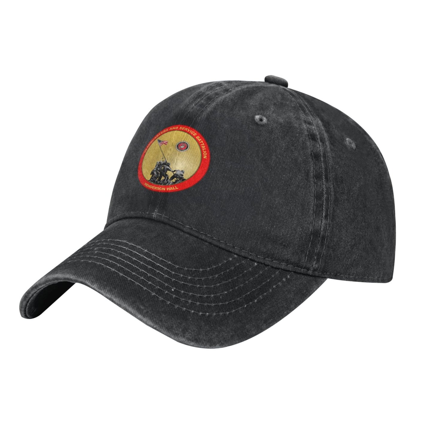 Hsbnsealtr Printed unisex baseball cap adjustable cap veteran gift