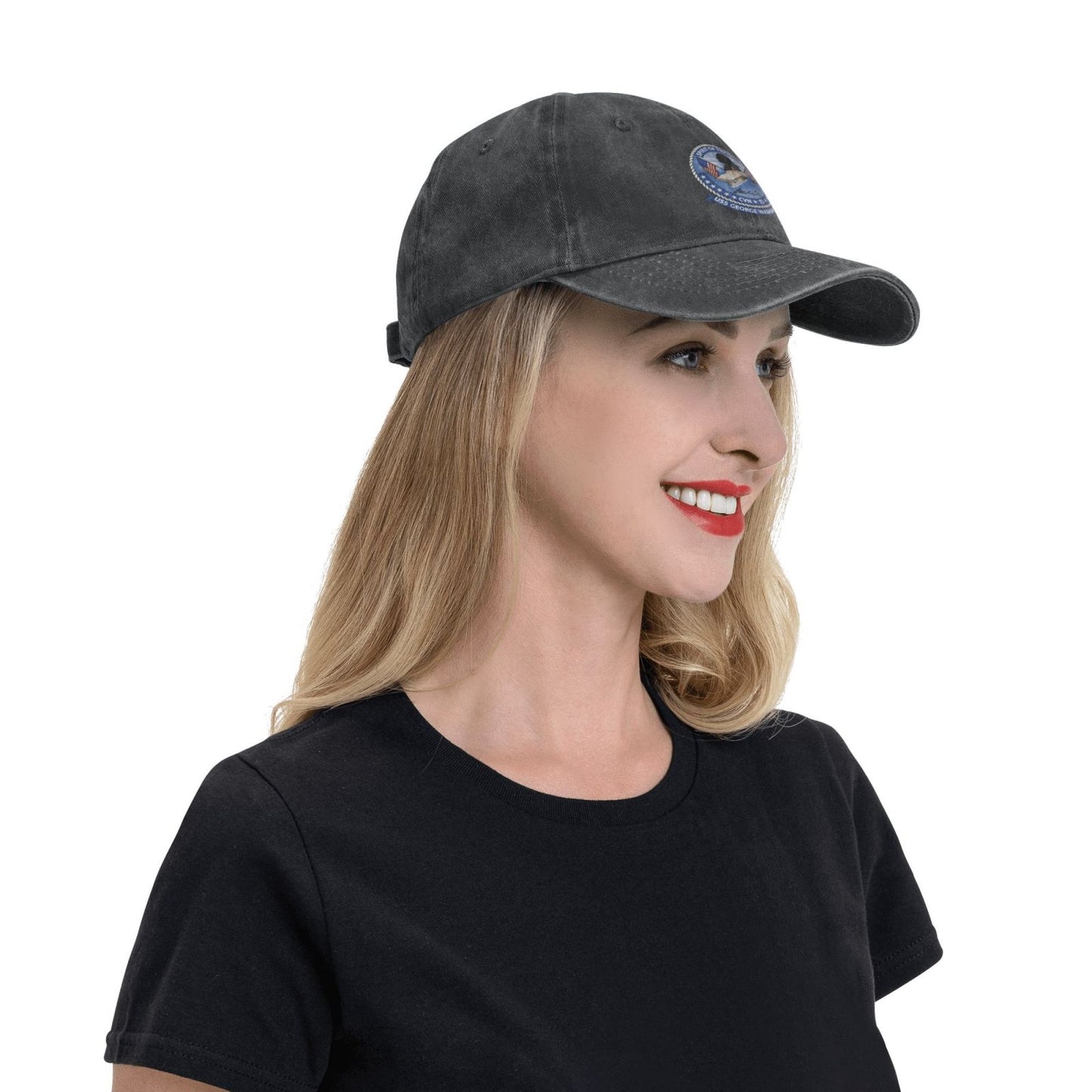 USS George Washington (CVN-73) Printed unisex baseball cap adjustable cap veteran gift