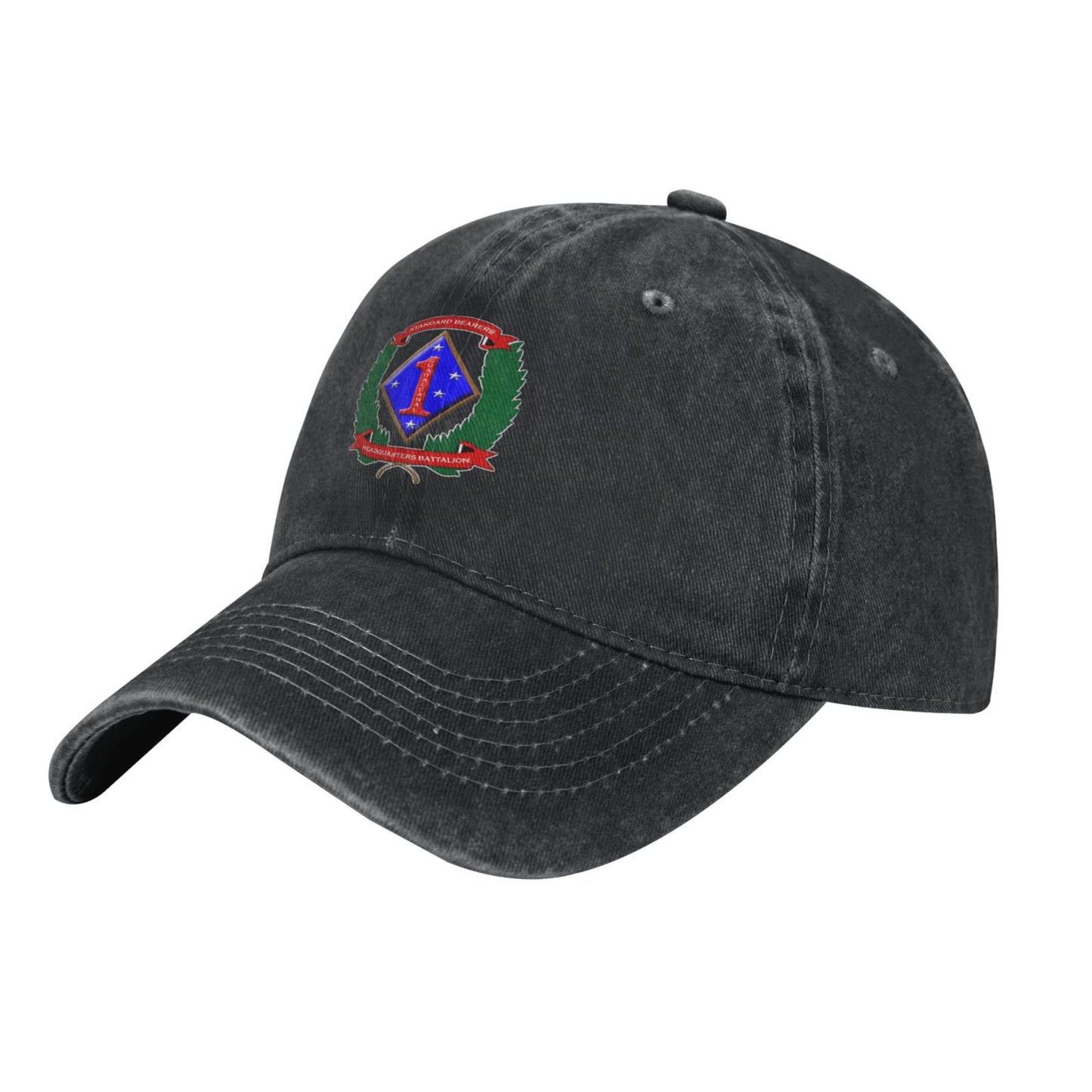 HQBN 1st Marine Division Printed unisex baseball cap adjustable cap veteran gift