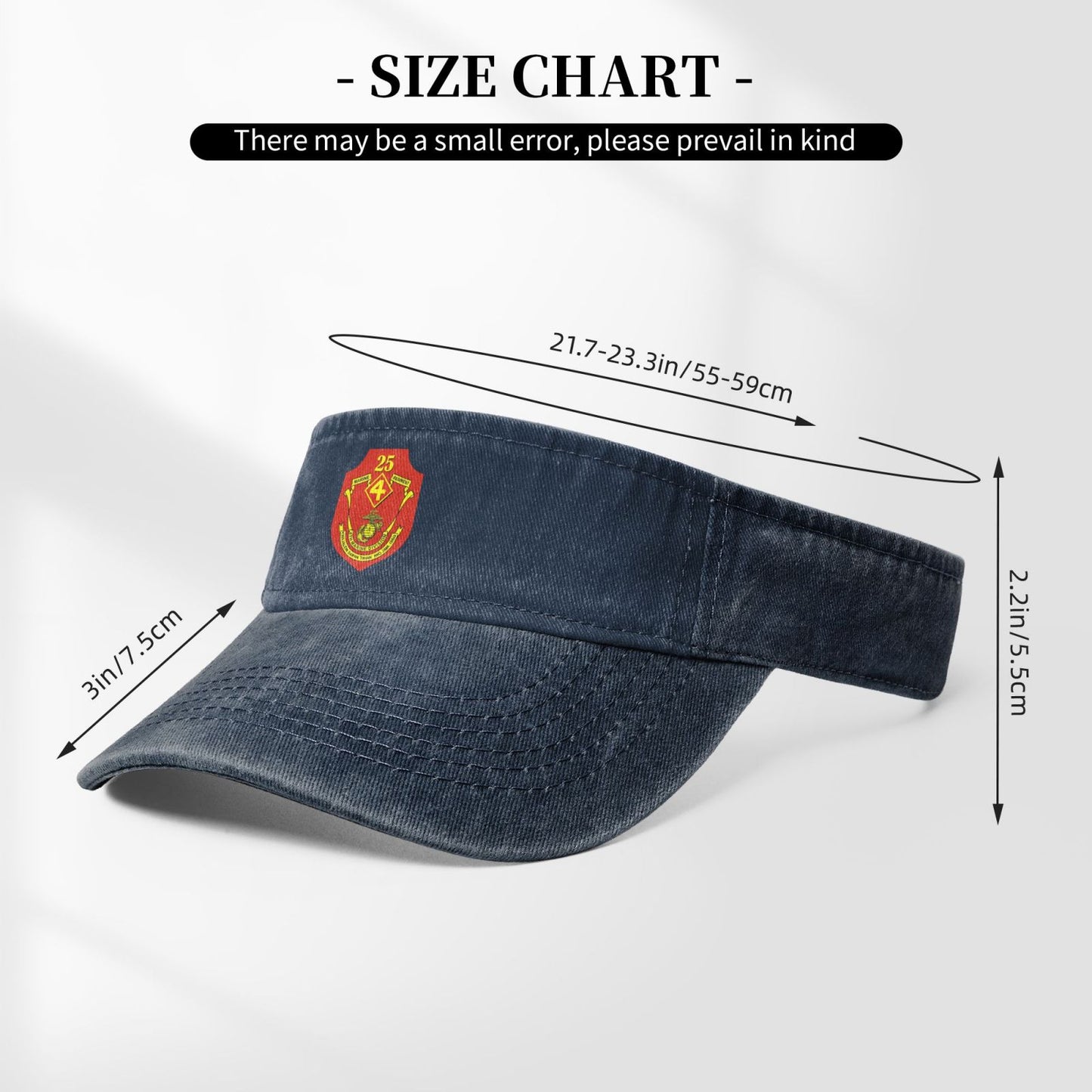 USMC-4th Division 25th Regiment Printing adjustable Empty Top Baseball Sun Cap unisex outdoor sport hat veterans gift