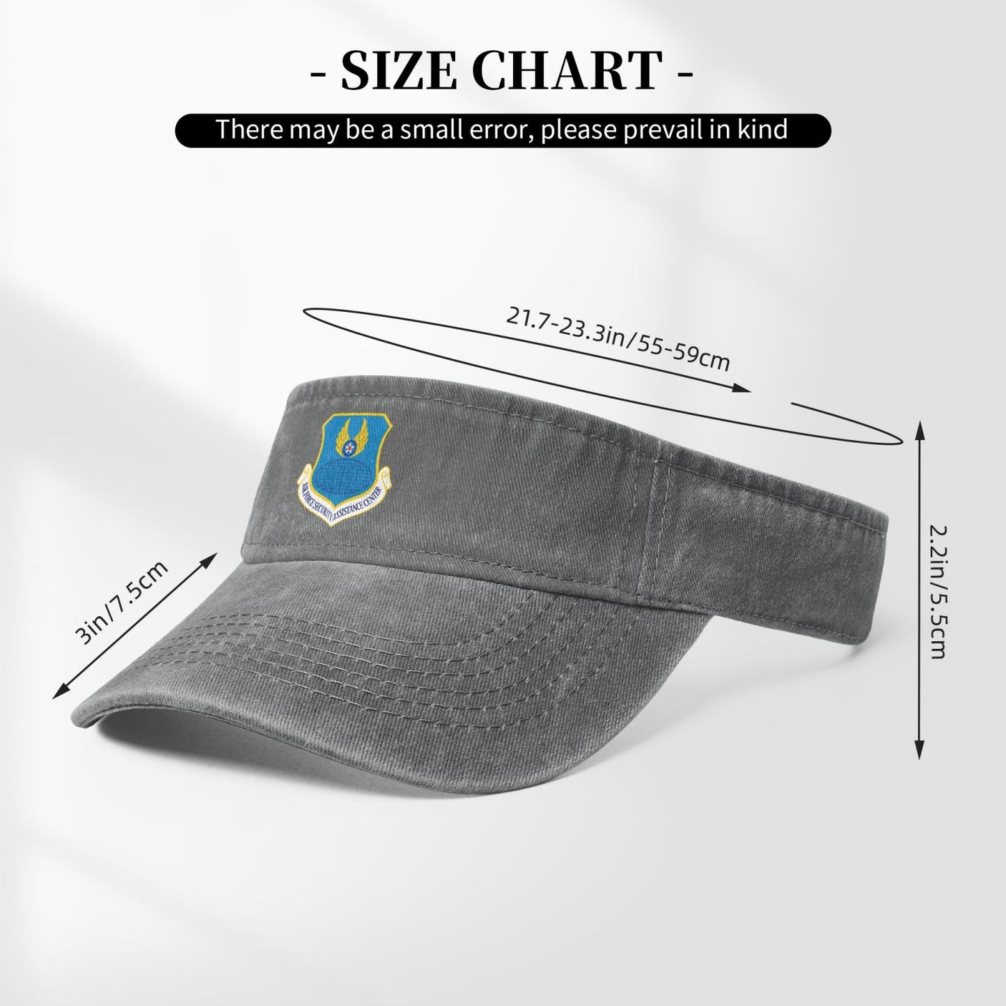 USAF-Security Assistance Center Printing adjustable Empty Top Baseball Sun Cap unisex outdoor sport hat veterans gift