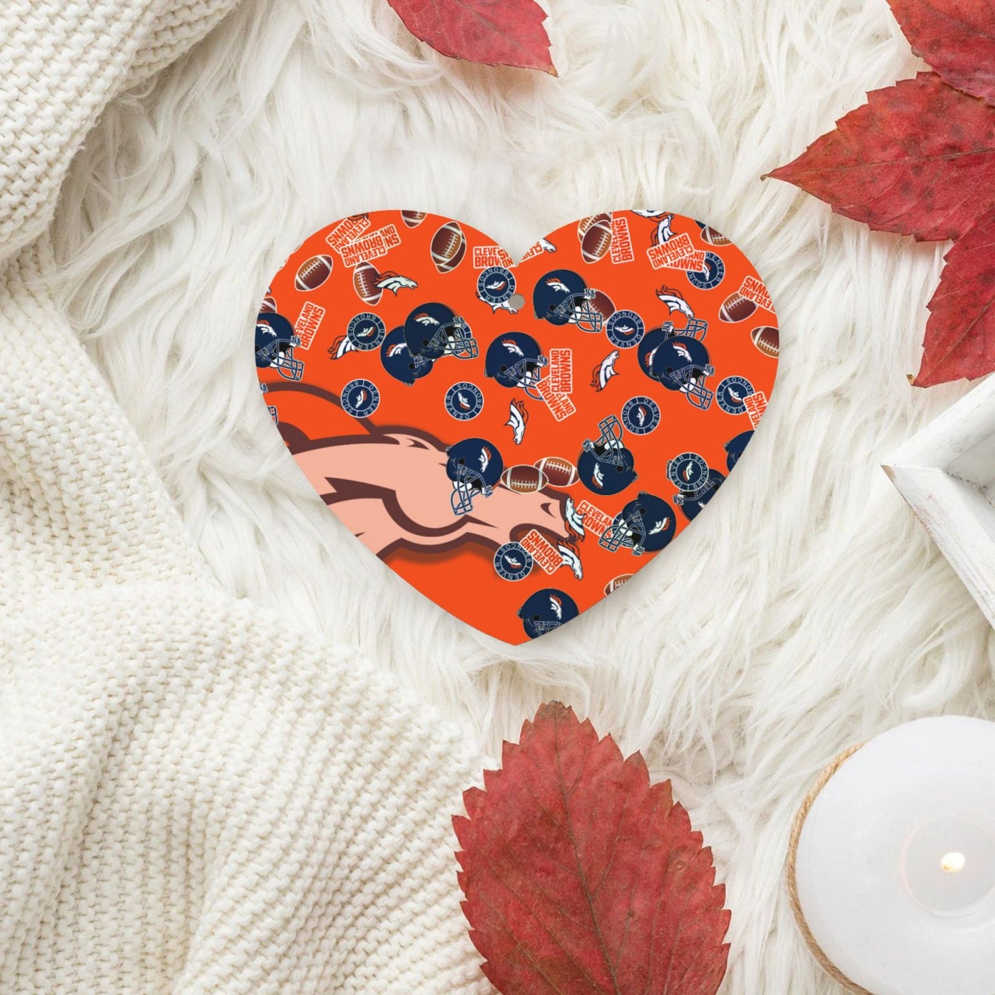 4-pcs Denver Broncos Car Air Fresheners Cards Set car aromatherapy tablets