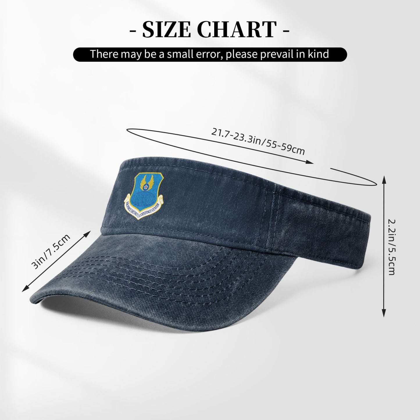 USAF-Security Assistance Center Printing adjustable Empty Top Baseball Sun Cap unisex outdoor sport hat veterans gift